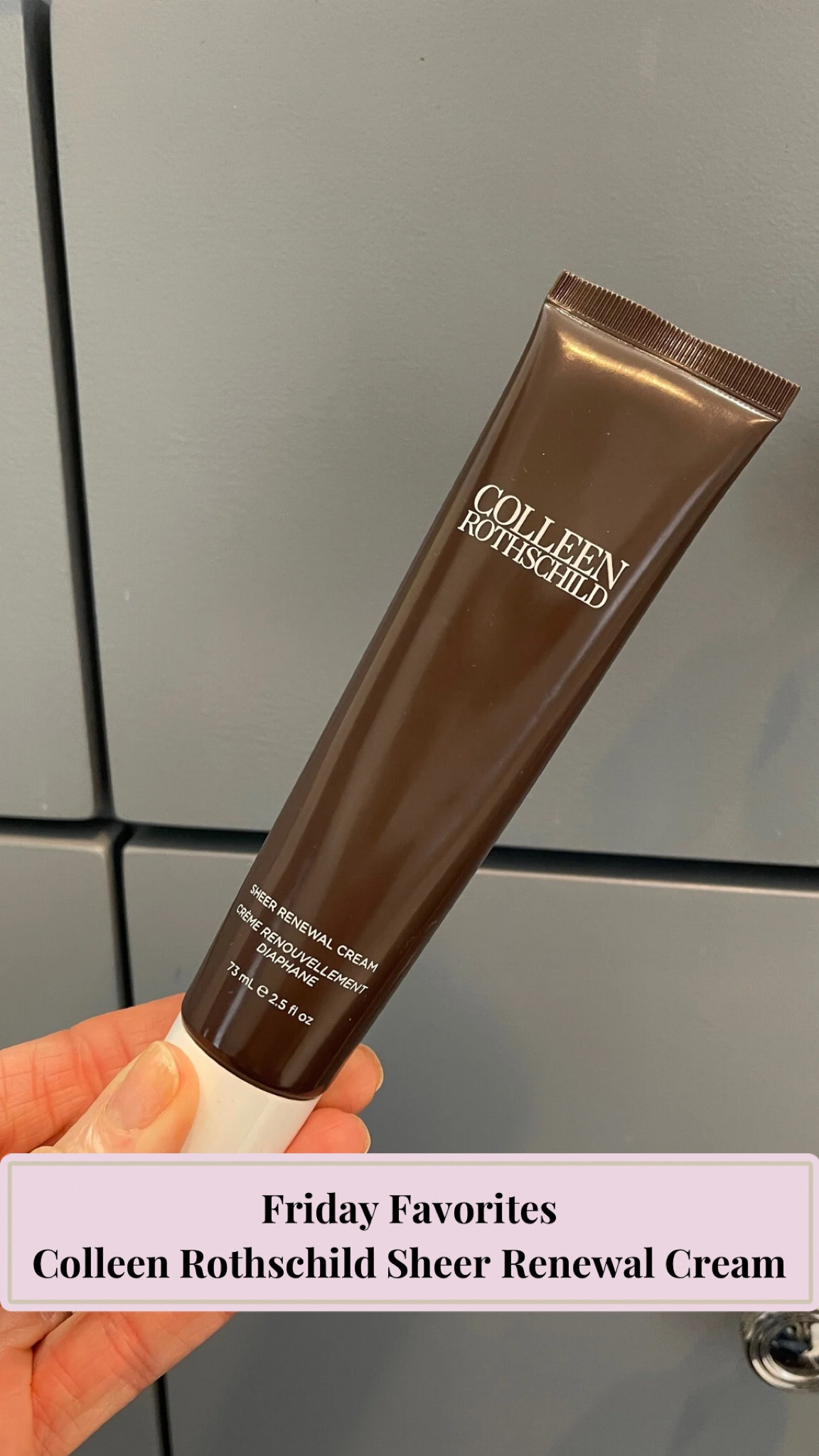 This Colleen Rothschild sheer renewal cream is the ONLY moisturizer I use. It is fantastic!

Beauty, mature skin, skincare, highlighter, lip mask, bum bum cream, blush, gift sets, cream eye shadow, cream blush, lip gloss, lipstick, hand cream, sunscreen, makeup erasers, perfume, beauty blender, lipstick, lip set, Haircare

#LTKbeauty #LTKfindsunder100 #LTKover40