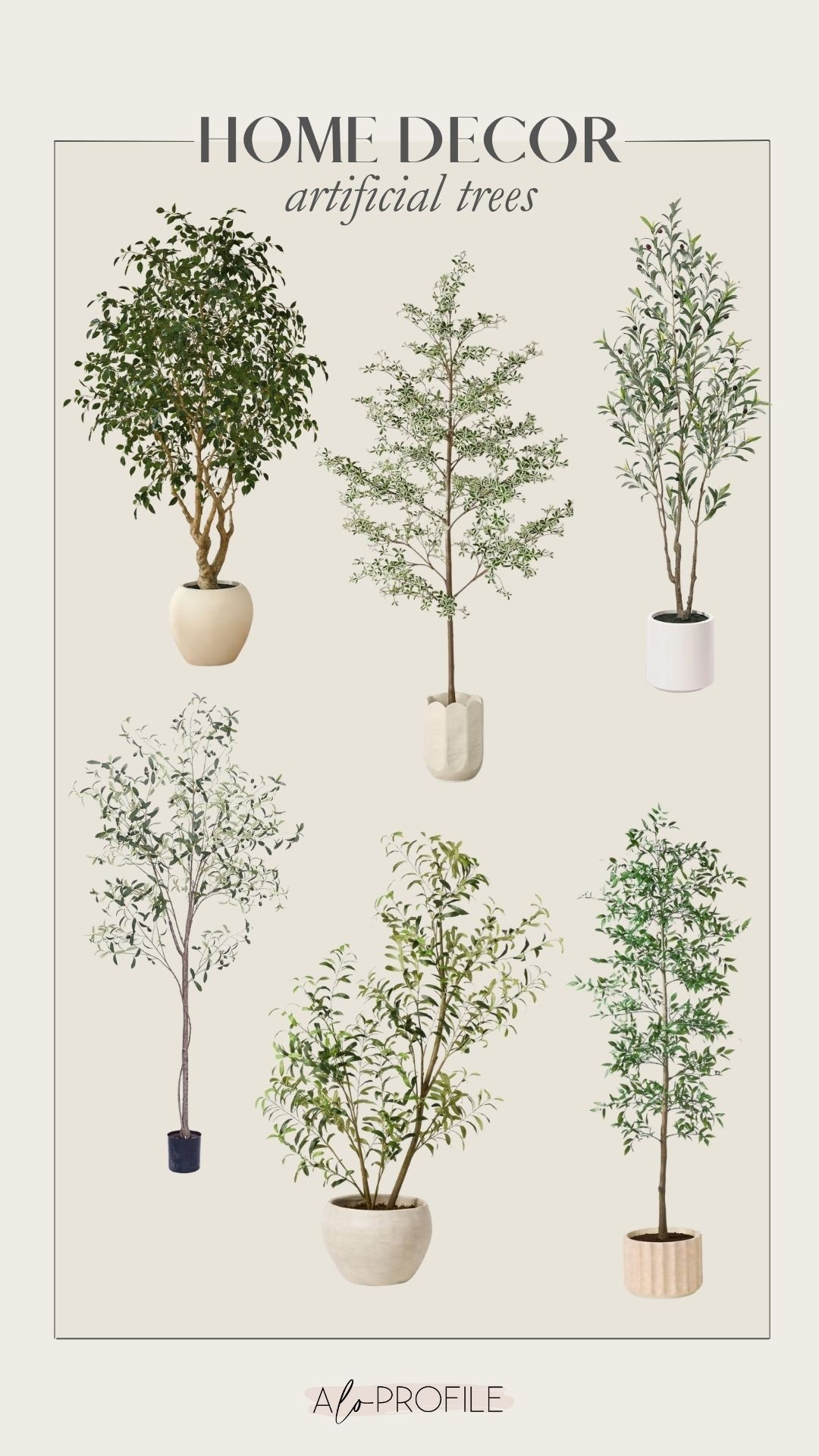 Spring Home Decor: Artificial Trees // home decor, living room decor, bedroom decor, office decor, neutral home decor, modern home decor, home decor refresh