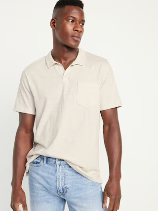 Classic Fit Slub-Knit Polo | Old Navy (US)