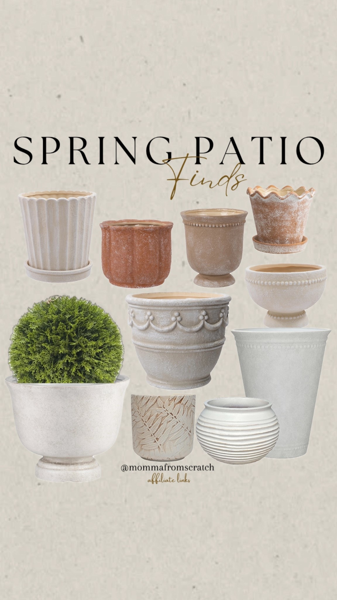 Walmart patio pots and planters for spring and summer 

#LTKSaleAlert #LTKSeasonal #LTKHome