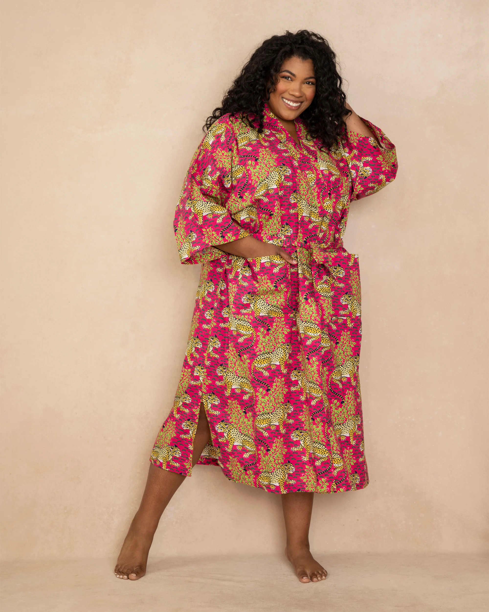 Bagheera Robe Hot Pink | Printfresh