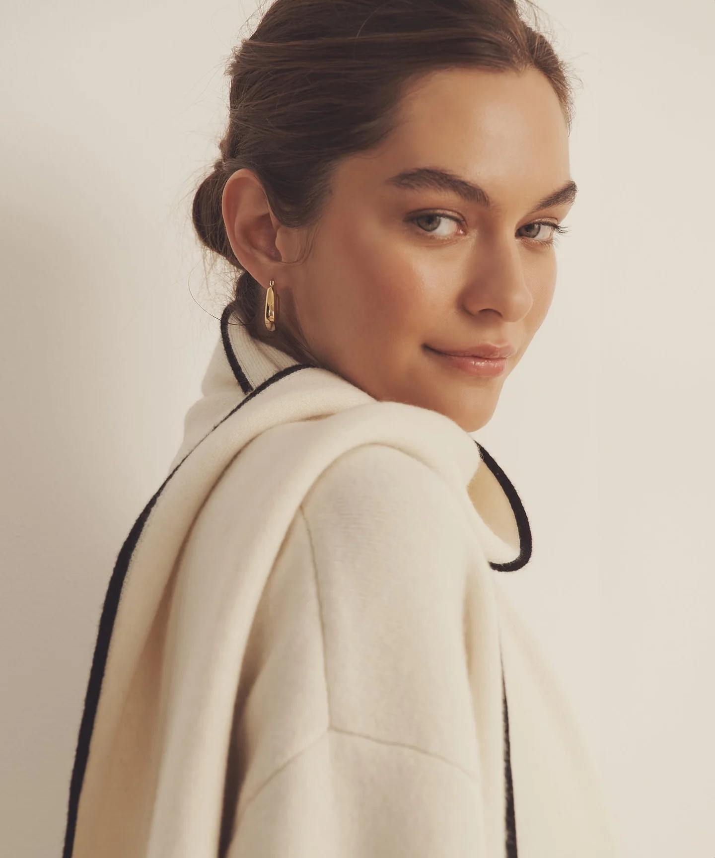 Luxe Cashmere Sweater Jacket with Scarf | NAADAM