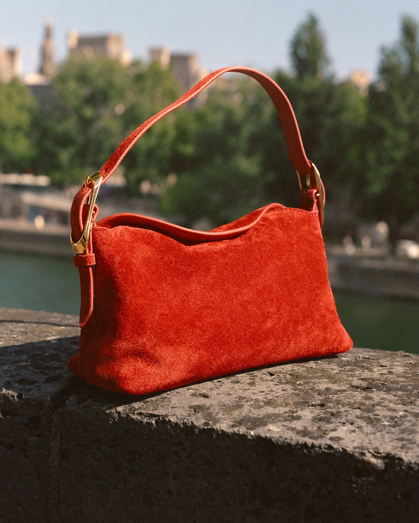 Berkeley small shoulder bag in suede | J. Crew US