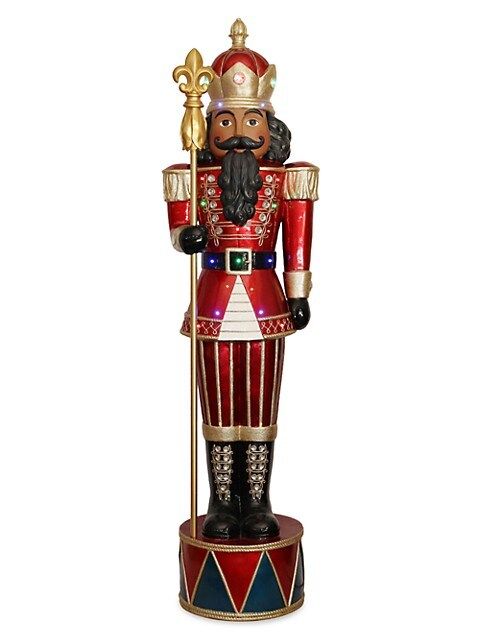 Indoor/Outdoor Oversized 6-Foot Nutcracker Christmas Decor | Saks Fifth Avenue