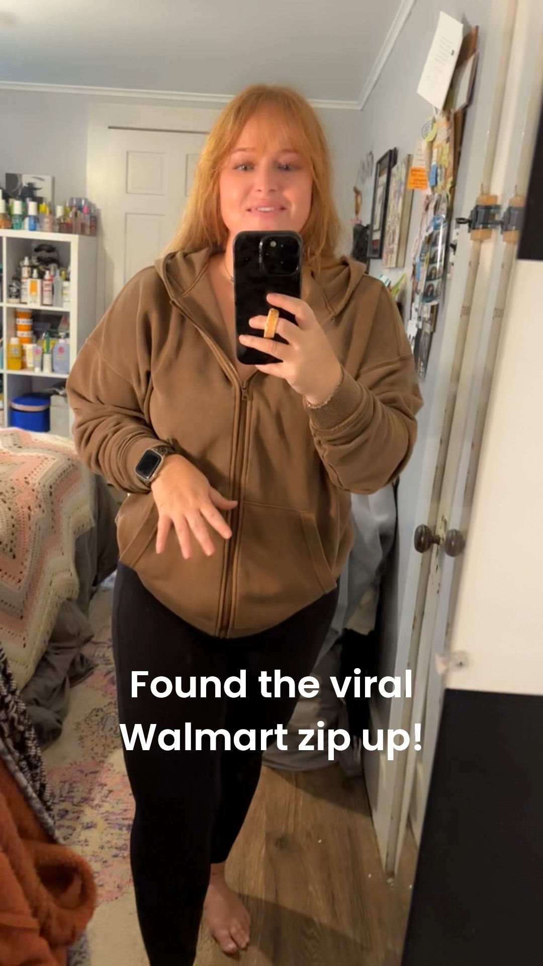 I found the viral Walmart zip up!!!

This fabric lays so comfortably! I love when style meets comfort and this zip up fits the bill!

If you can find this in your stores I highly recommend it! It went viral on tik tok so they’ve been selling out fast!

#LTKMidsize #LTKOver40 #LTKActive