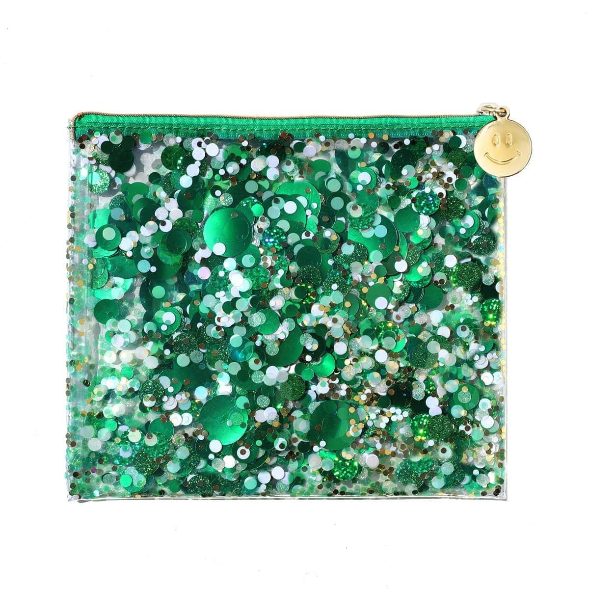 Spirit Squad Green With Envy Confetti Everything Pouch | Packed Party