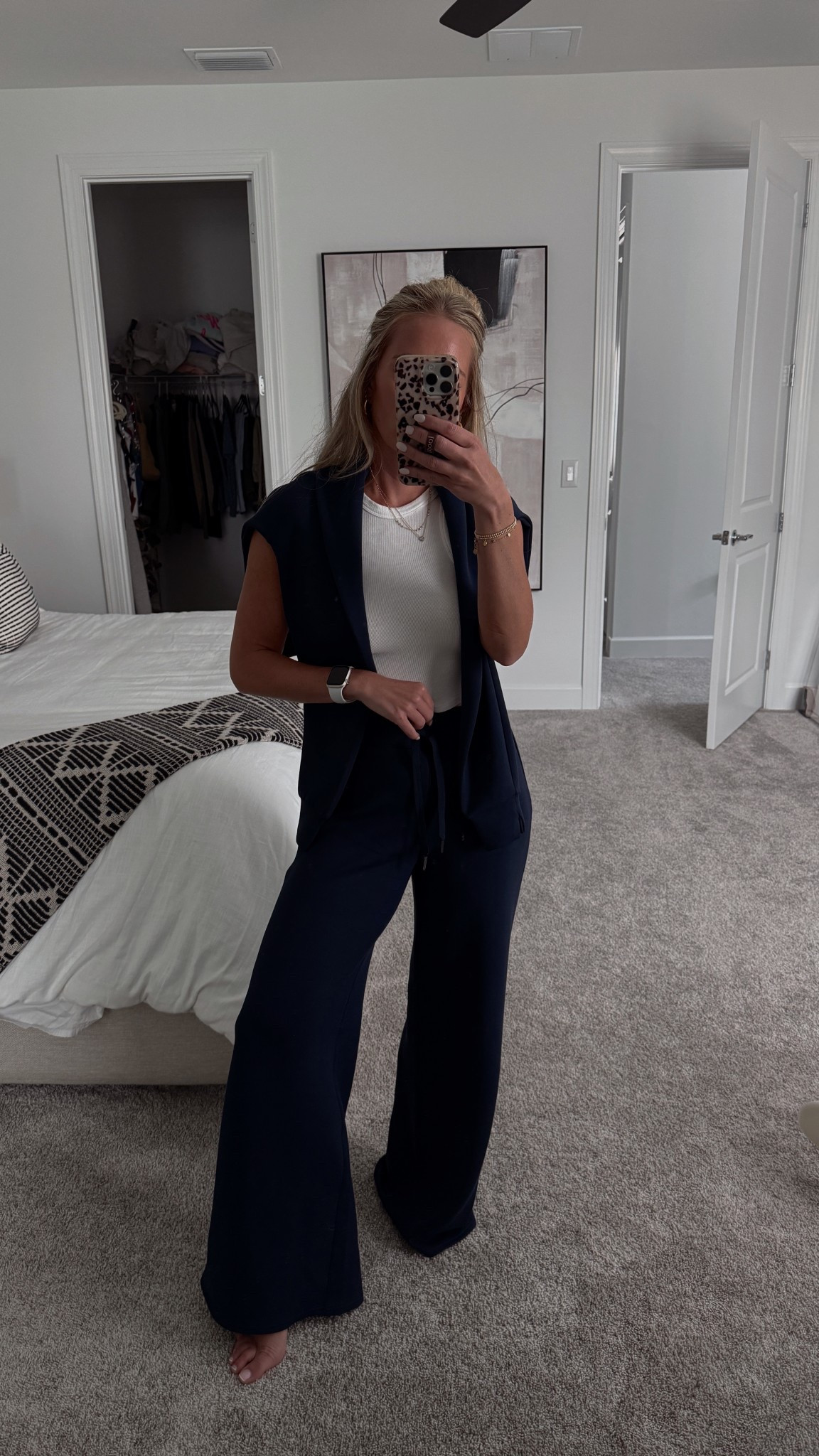 My Spanx air essentials set - so perfect for wfh, travel, or a comfy loungewear! Code MARISSAXSPANX for 20% offf #spanxpartner

Crewneck top with tapered leg lounge pant - wearing small in both 

Loungewear set, matching set, gift for her, travel outfit, airplane outfit, gift for mom, athleisure 

#LTKStyleTip #LTKFindsUnder100 #LTKActive