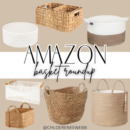 Amazon basket roundup! Perfect for closet organization, toy storage or whatever you need it for really!

Amazon home, woven basket, rattan basket, white baskets, basket finds 

#LTKhome #LTKfindsunder100