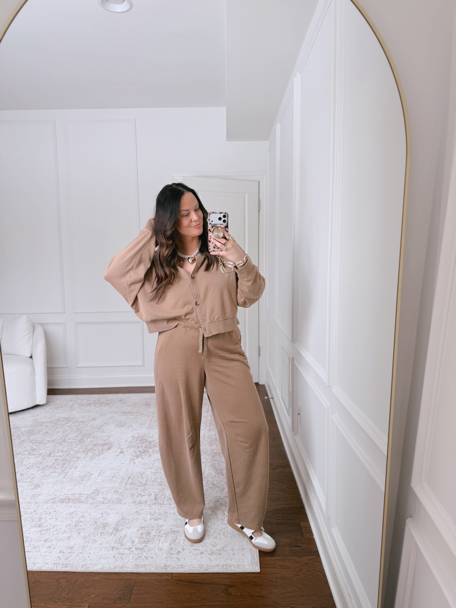 Wearing a large in both pieces.. 

#LTKootd #LTKMidsize #LTKmomlife