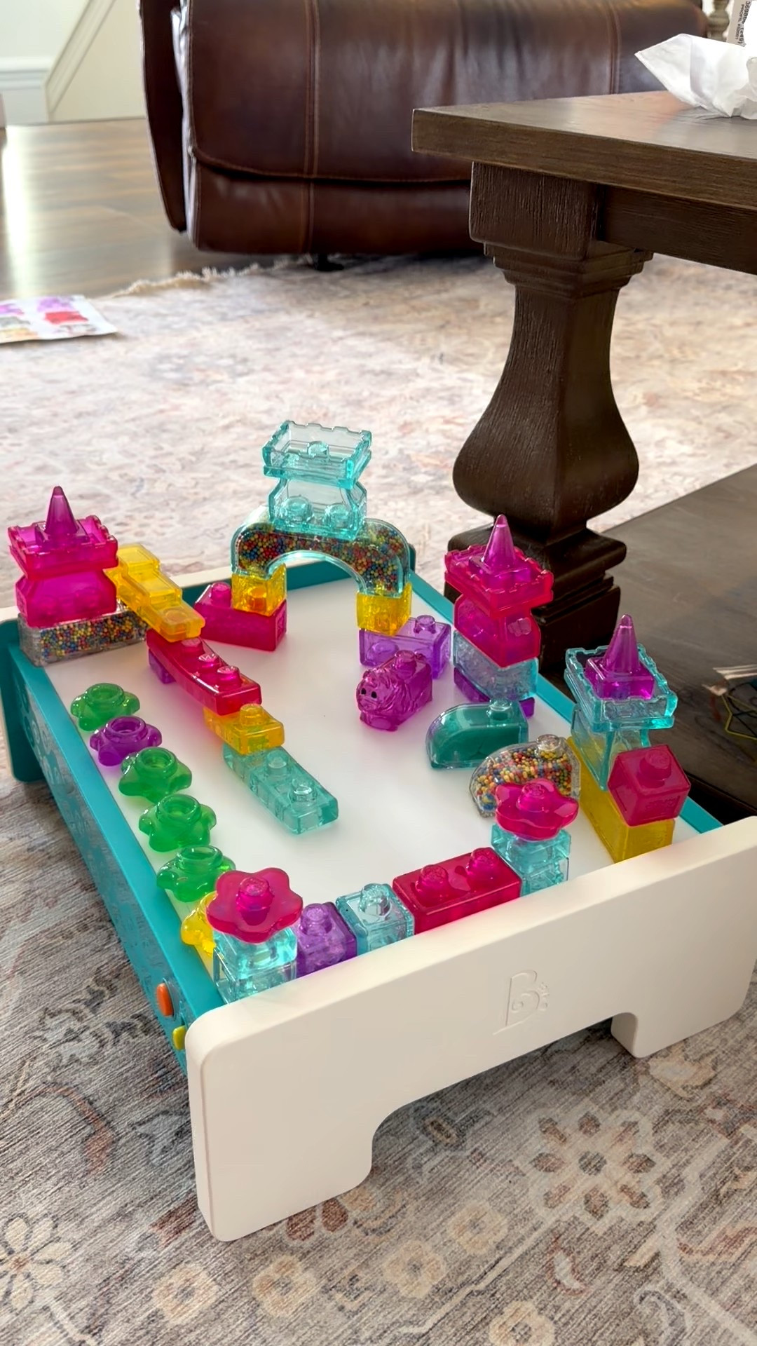 Toddler sensory play win ✨
This light board for toddlers paired with jelly blocks keeps little hands busy for so long. The blocks are perfect for color learning, fine motor skills, and open-ended play. My toddler loves squishing them, building princess castles, horses, princes, and whole little worlds—and changing the light colors underneath makes it even more magical. Such a fun Montessori-style sensory activity for toddlers!


#LTKKids #LTKmomlife
