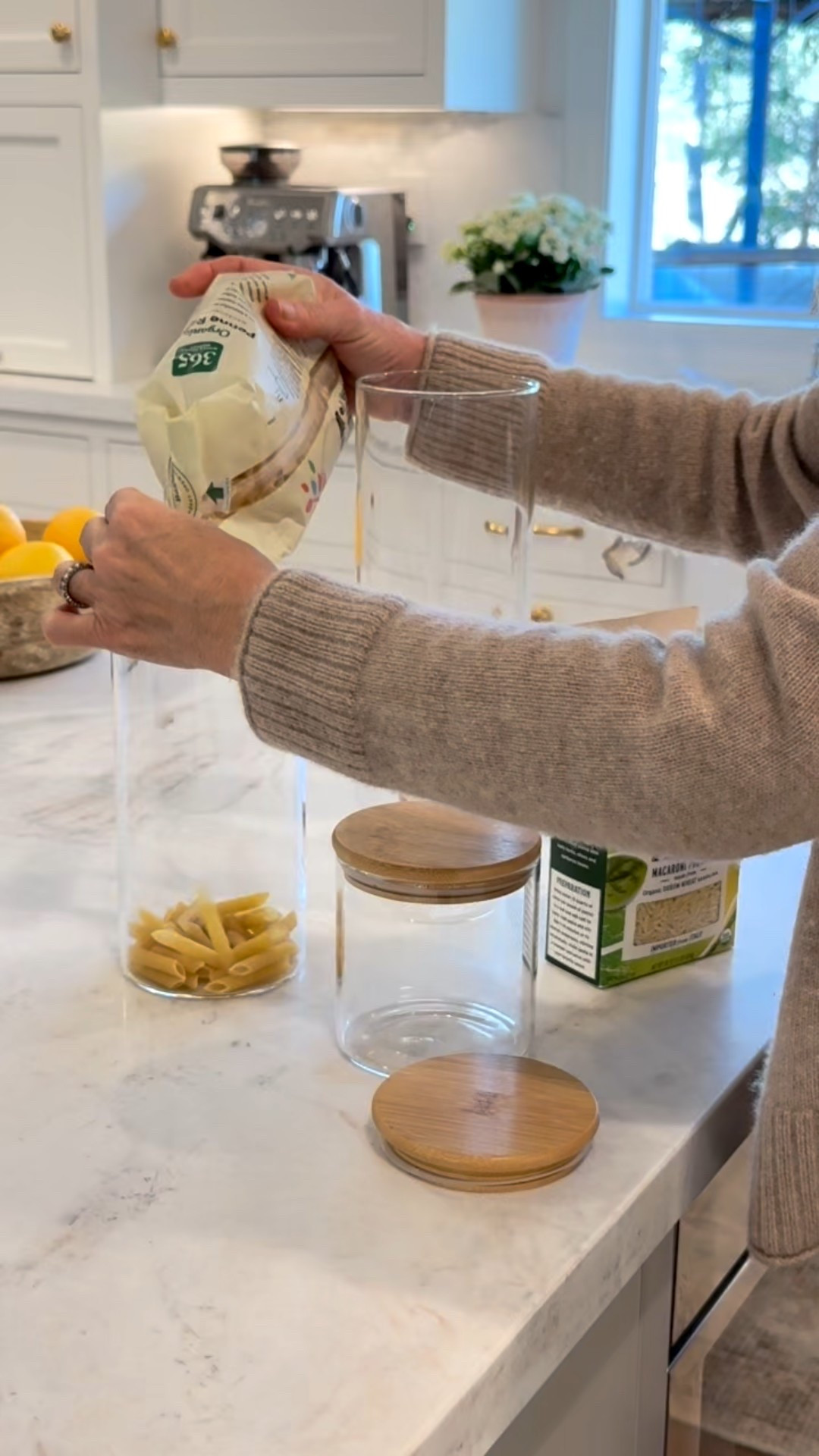 Clear containers are the perfect shelf organizers so I can see all my pantry basics

#LTKfoodie #LTKHome #LTKdayinmylife