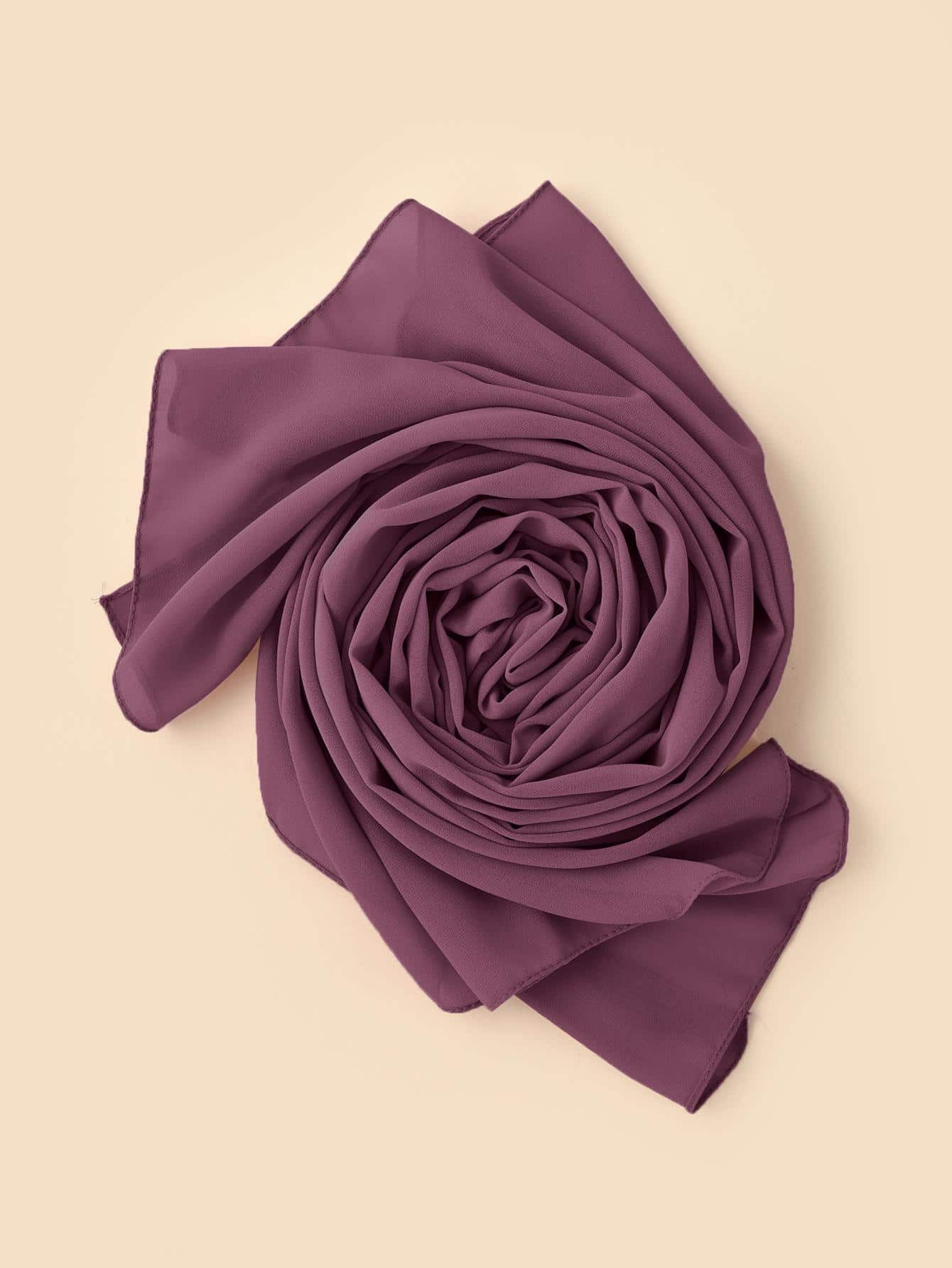 1pc Ladies' Solid Color Chiffon Scarf Suitable For Daily Wear Casual Headband Soft Hijab Winter F... | SHEIN