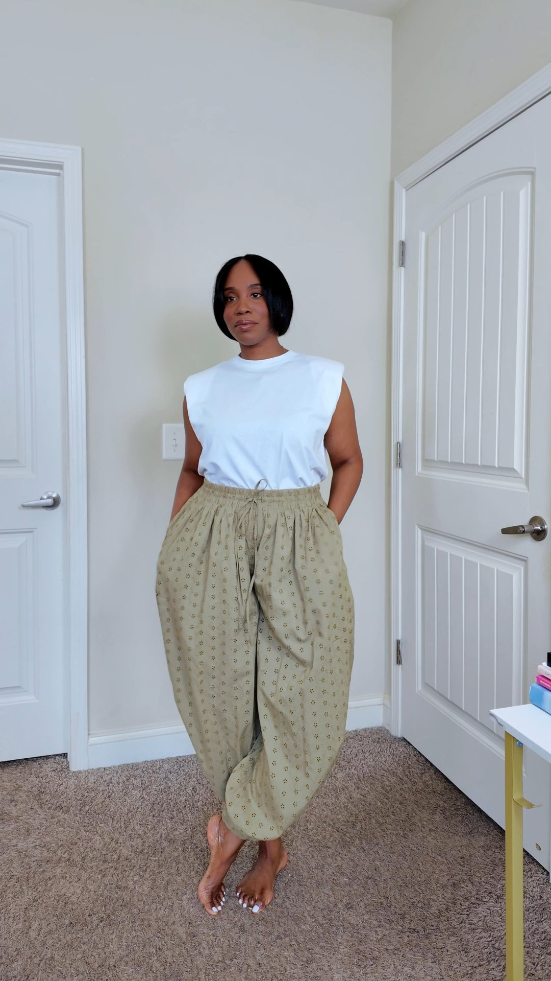 I found the perfect pants for Spring and Summer from walmart. I'm wearing a size large in the pants. I'm a 5’6 165 pounds. #springfashion #walmartfinds #springoutfits #summerouffits

#LTKootd #LTKMidsize #LTKgrwm