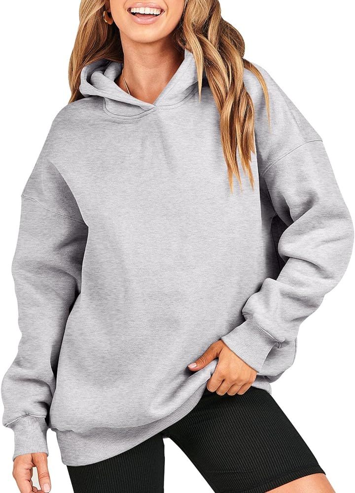 ANRABESS Women's Oversized Hoodies Fleece Hooded Sweatshirts Casual Long Sleeve Pullover Loose 20... | Amazon (US)