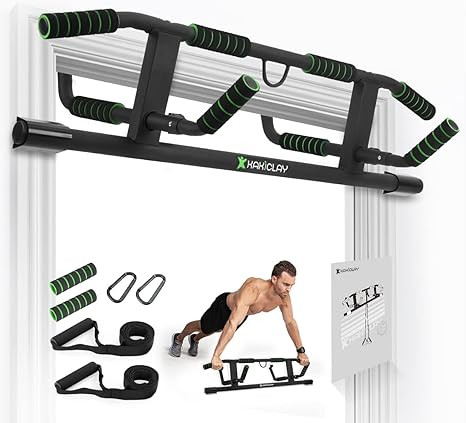 2025 Upgrade Multi-Grip Pull Up Bar with Smart Larger Hooks Technology - USA Original Patent, Des... | Amazon (US)