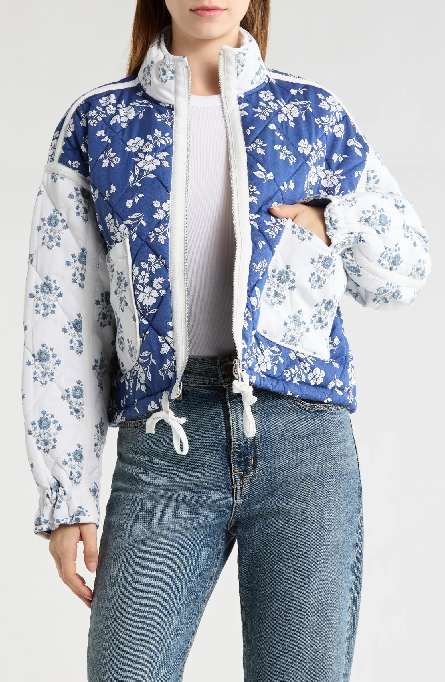 Bloom Bash Quilted Bomber Jacket | Nordstrom Rack