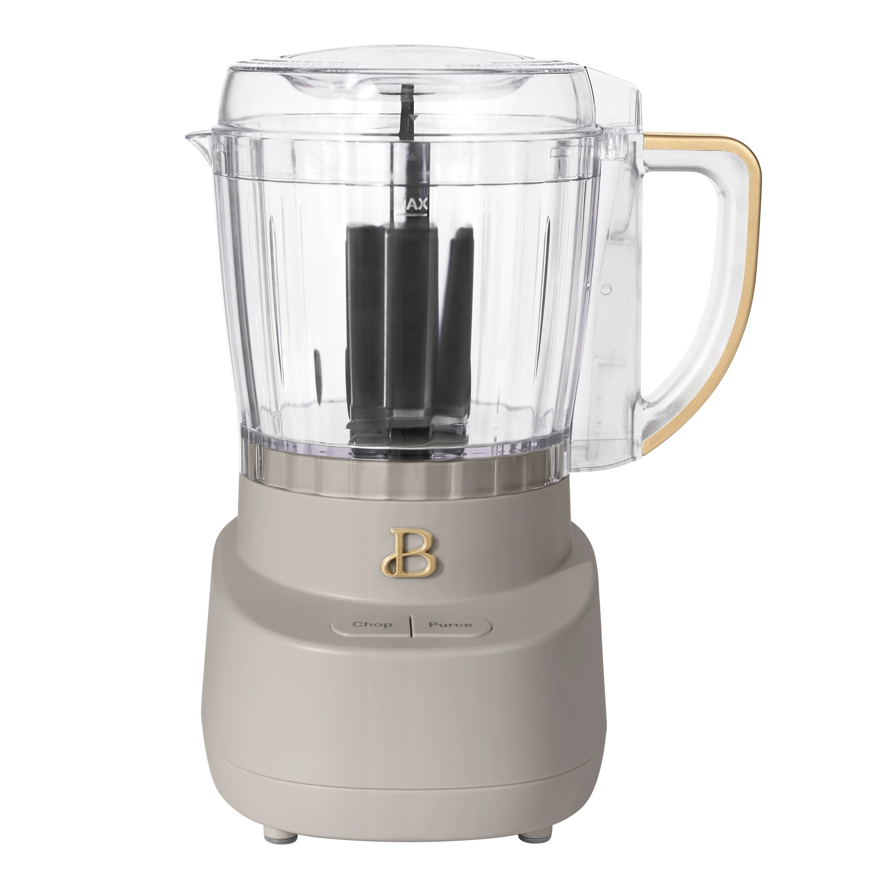 Beautiful 3-Cup Food Chopper, Porcini Taupe by Drew Barrymore | Walmart (US)