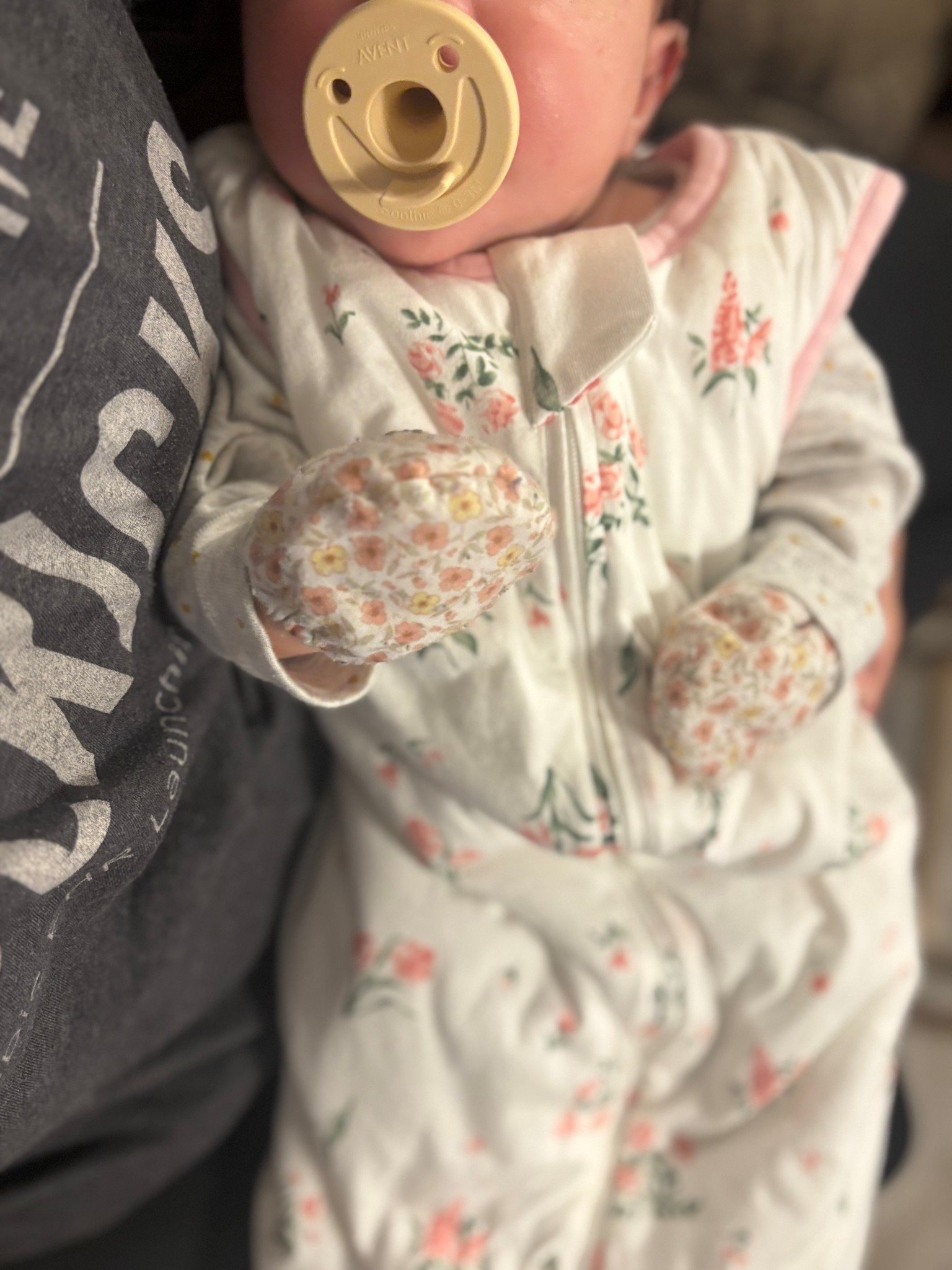 Night time cuddles 🥰 This sleeper is amazing to keep my baby warm an safe while sleeping at night  and of course a paci ❤️

#LTKKids #LTKBaby #LTKHome