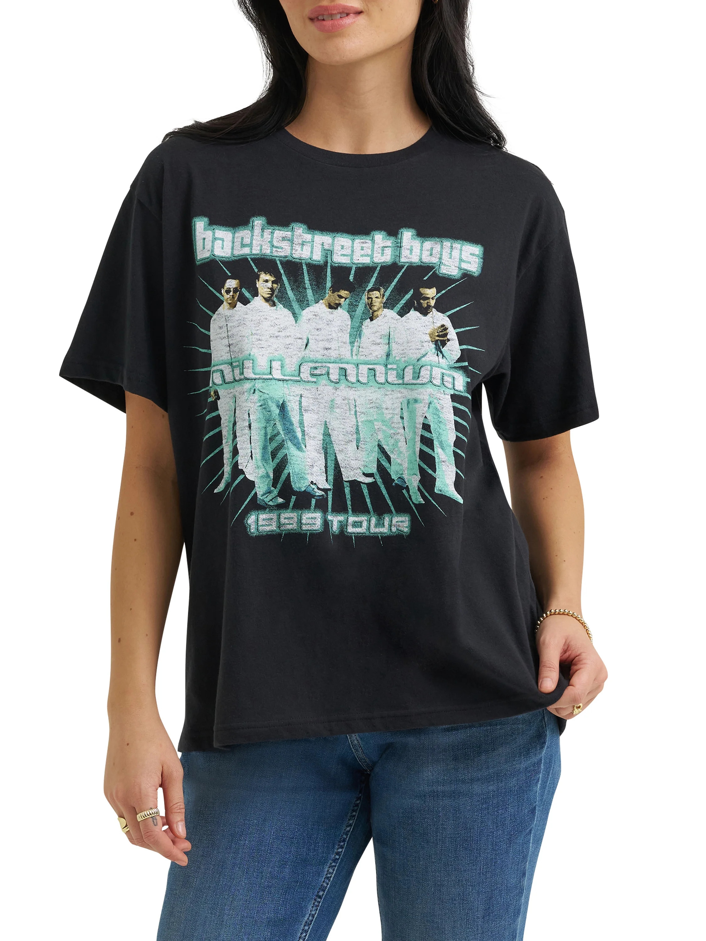 Lee® Women's Short Sleeve Backstreet Boys Graphic Band Tee | Walmart (US)