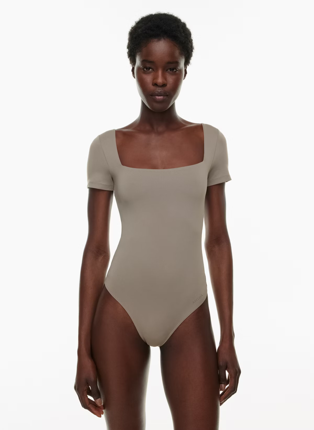 CONTOUR SQUARENECK SHORTSLEEVE BODYSUIT | Aritzia