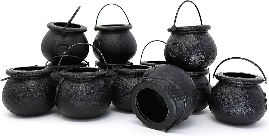 Candy Cauldron Kettles - 1 Dozen Party Decoration Supplies by Big Mo’s Toys | Amazon (US)