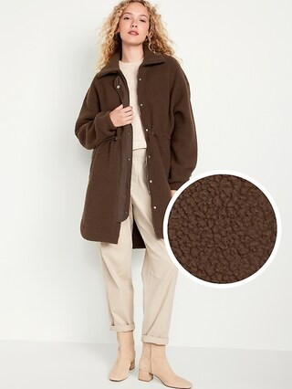 Long Sherpa Parka for Women | Old Navy (US)