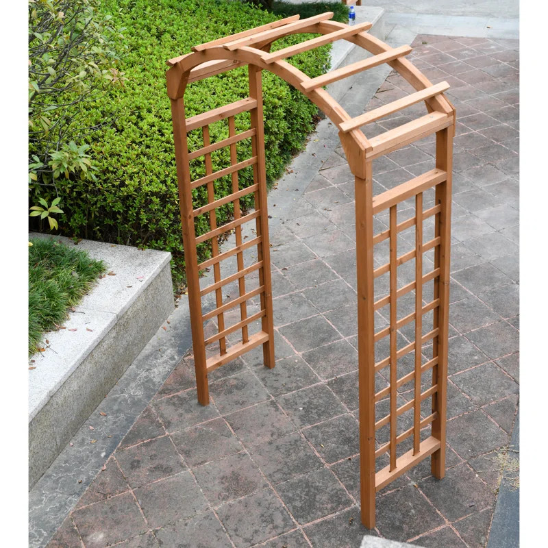 Mimose Garden Arches Wood Arbor Arch | Wayfair North America
