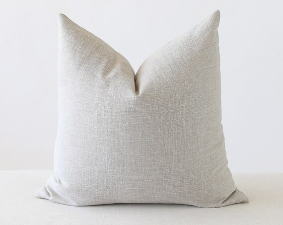 Grey Pillow Cover, Grey Throw Pillow, Throw Pillow Covers 18x18, Pillow Covers 20x20, Fall Pillow... | Etsy (US)