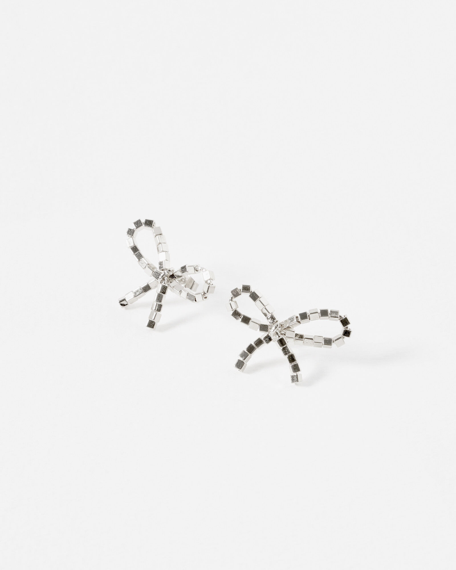 Disco Bow Beaded Nugget Statement Earrings | Oliver Bonas | Oliver Bonas (Global)