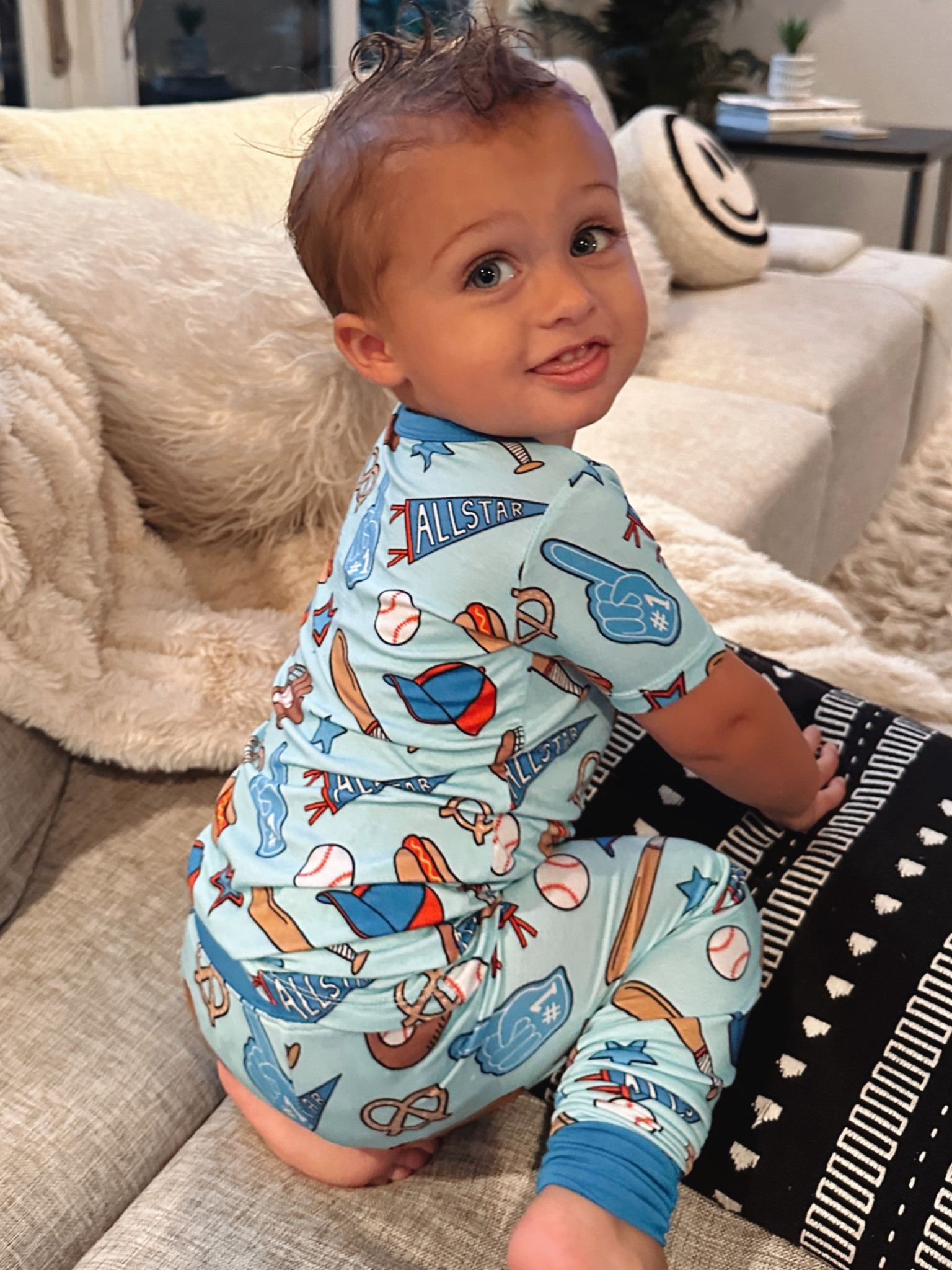 cutest lil baseball PJs! so sooo soft- ready for opening day + to watch dad play ⚾️ 

#LTKbaby #LTKkids #LTKfindsunder50