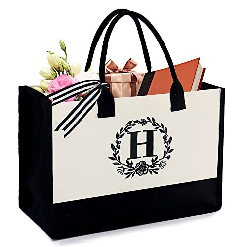 BeeGreen Customized Gift for Women Wedding & Employee Gifts Ideas, Initial Tote Bags for Women and Friends - Graduation & Unique Birthday Gifts Bags for Ladies, Teacher,Work,Travel,Holiday | Amazon (US)