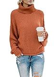 Asvivid Soft High Neck Sweaters for Women Long Sleeve Turtleneck Pullover Sweater Casual Loose Be... | Amazon (US)