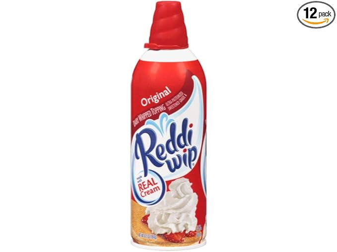 Reddi Whip Original Whipped Topping, 6.5 Ounce -- 12 per case. | Amazon (US)