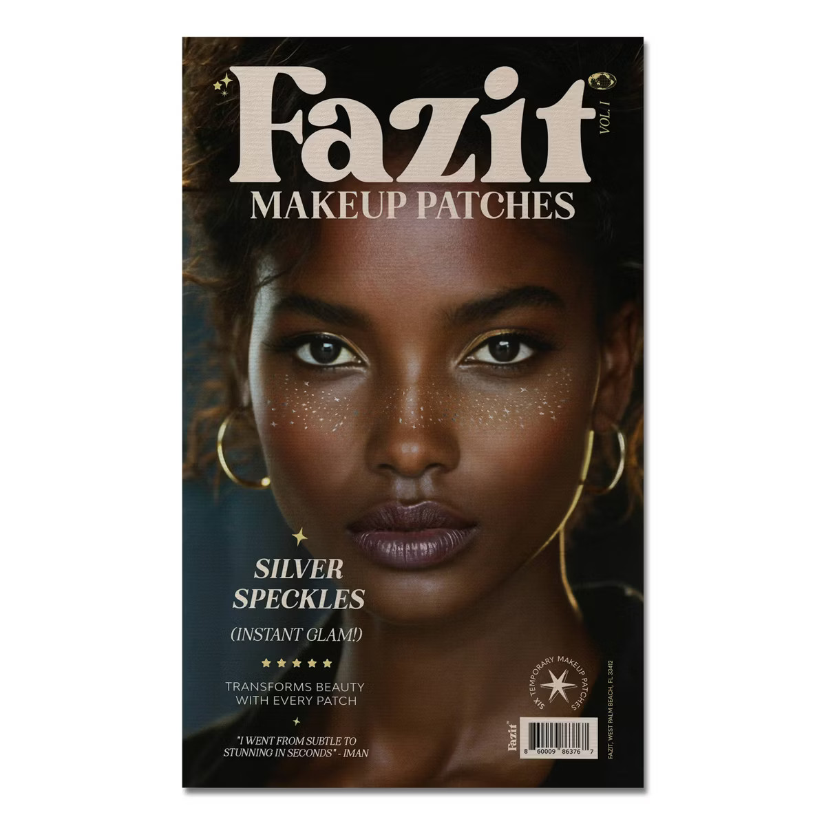 Fazit Silver Glitter Freckle Makeup Patches | Target