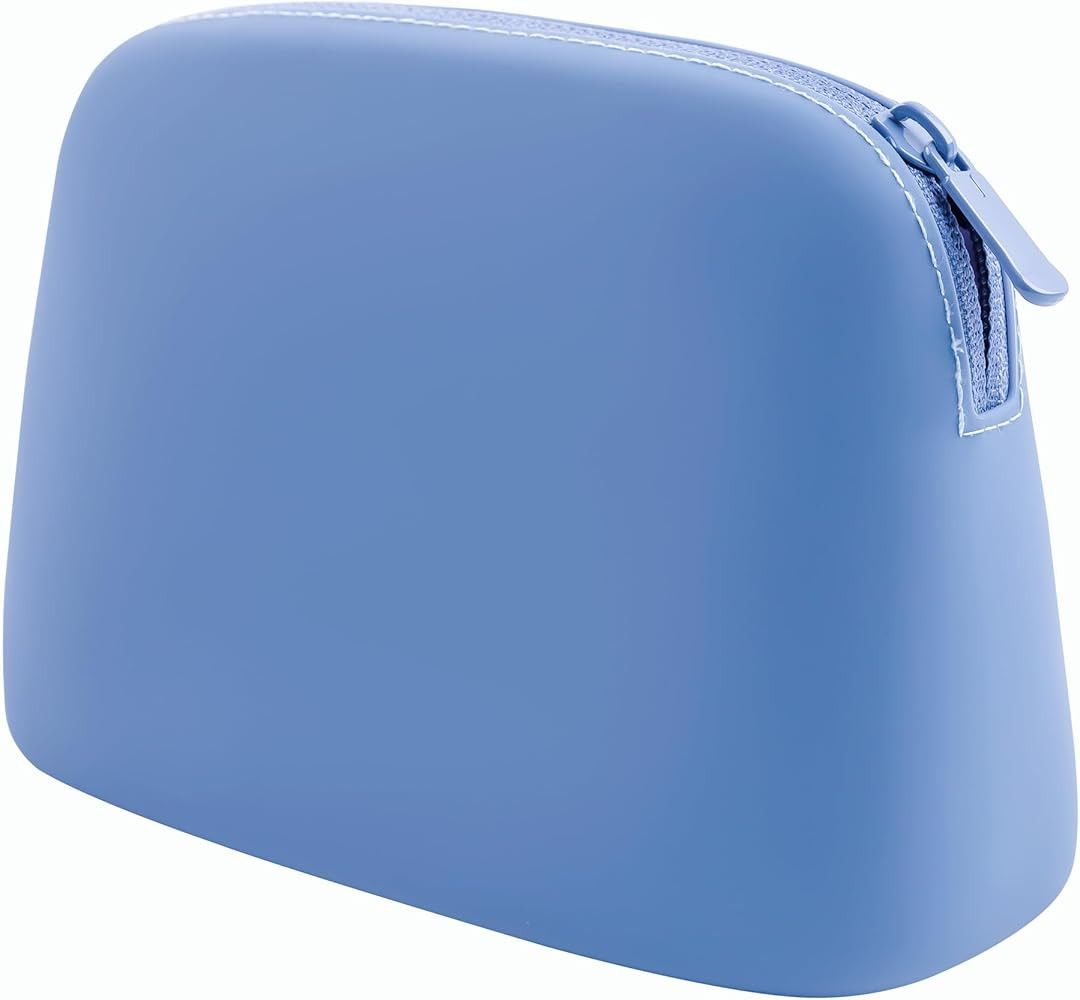 Foldable Silicone Makeup Bag Large Capacity and Lightweight Toiletry Bag for Travel Waterproof Co... | Amazon (US)