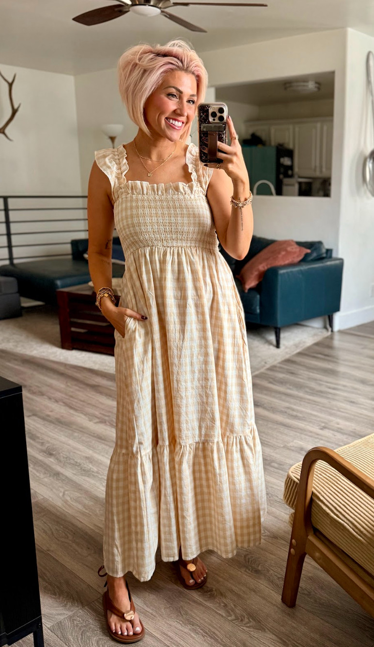 New dress for Spring! Dress: Small // Shoes: TTS 

 #LTKootd #LTKOver40