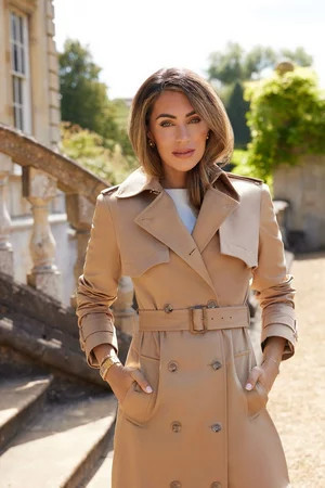 Lydia Millen Belted Tailored Trench Coat | Karen Millen US