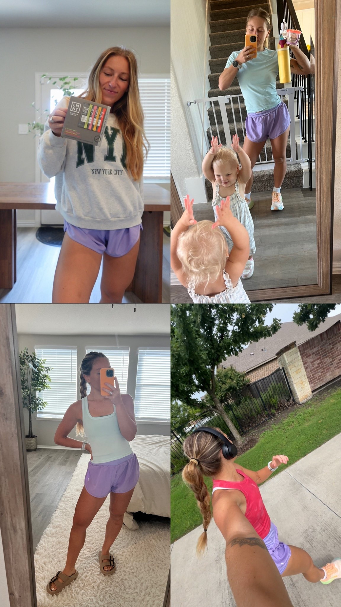 💜 I get asked all the time where these purple running shorts are from — and honestly, they’re my favorite pair ever. They’re buttery soft, have the perfect wide waistband, and the built-in undershorts are a total game-changer for comfort and coverage.

Mine are from Shein, but if you don’t love shopping there, I found the exact same dupe on Amazon so you can grab whichever works best for you 👏

The color is what sold me — it’s that perfect pastel purple that works for every season. It’s bright and fun for spring and summer, but you can totally carry it into fall and winter too. Pair it with navy, deep purples, or neutral knits and it instantly gives cozy seasonal vibes. Truly the most versatile color short I own.

🏃‍♀️ Purple running shorts | activewear outfit | comfy workout shorts | high-waisted running shorts | pastel activewear | Amazon workout outfit dupe | affordable fitness finds | seasonal activewear inspo 

#LTKSeasonal #LTKSaleAlert #LTKActive