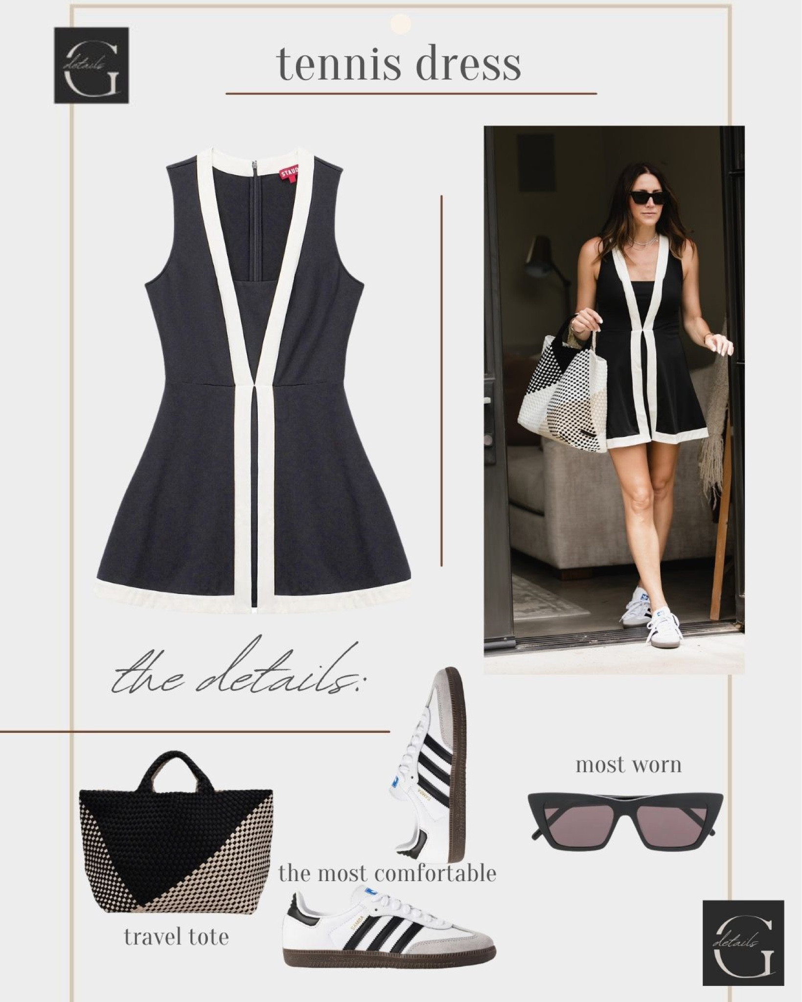 Tennis dress outfit, casual outfit, tote bag 

#LTKitbag #LTKstyletip #LTKover40