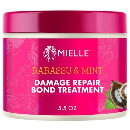 Mielle Babassu and Mint Damage Repair Bond Treatment - 5.5 oz. | Walmart (US)
