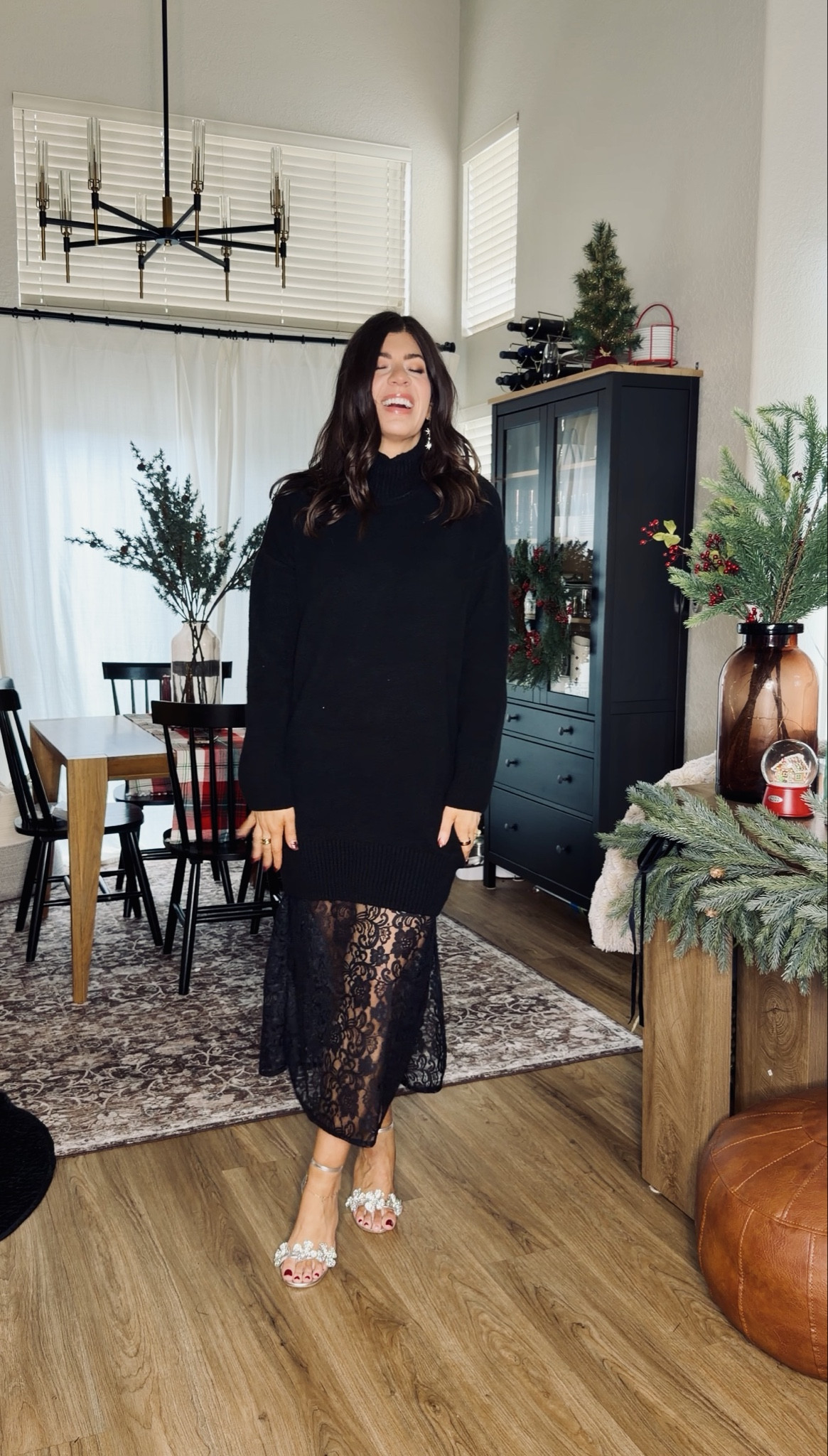 Anthro code MK30
In a small two on one dress (size down!)


#LTKSaleAlert #LTKHoliday #LTKMidsize