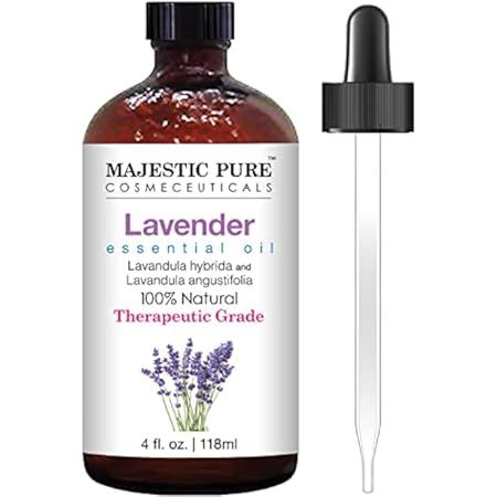 MAJESTIC PURE Lavender Essential Oil with Therapeutic Grade, for Aromatherapy, Massage and Topical u | Amazon (US)