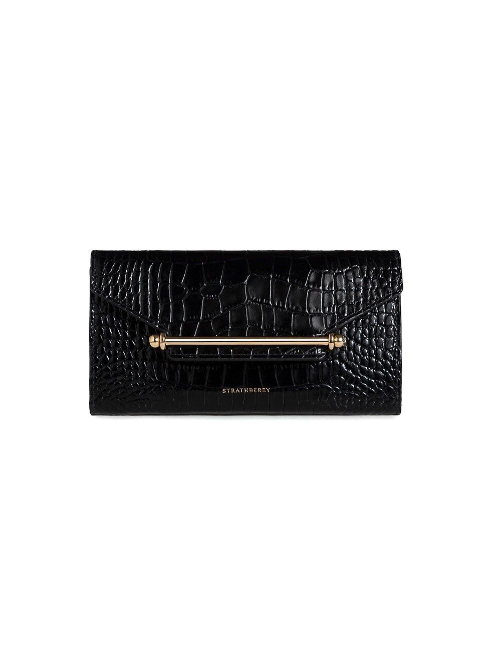 Multrees Embossed Croc Wallet-On-A-Chain | Saks Fifth Avenue