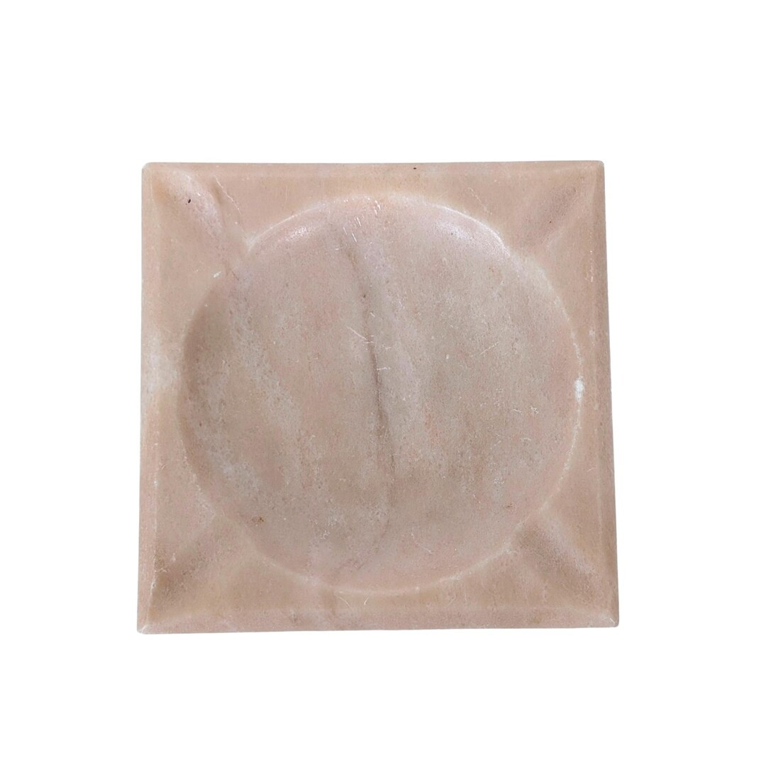 Vintage Carved Stone Ashtray - Marble Onyx Alabaster Ashtray - Etsy | Etsy (US)