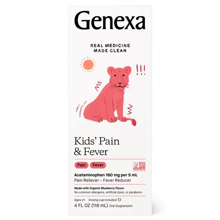 Genexa Children's Acetaminophen Oral Suspension, 4 oz | Walmart (US)