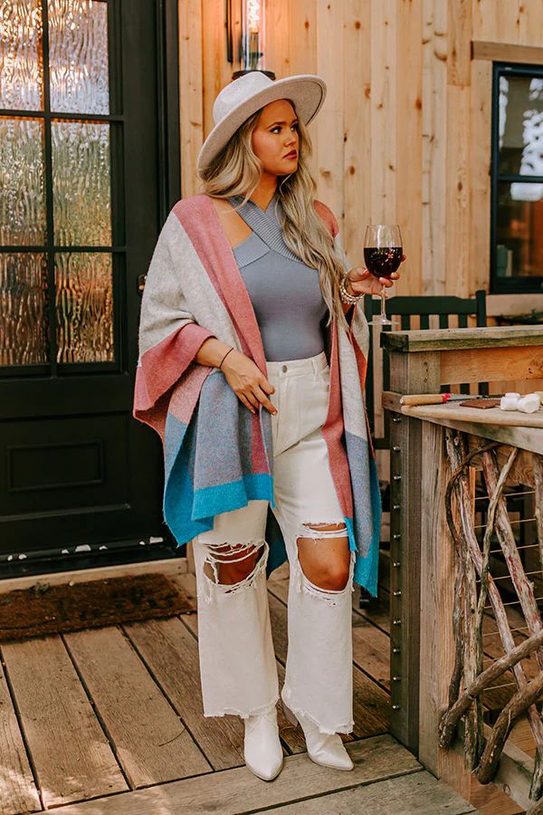 My Kind Of Night Poncho Curves | Impressions Online Boutique