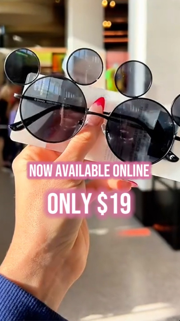 🚨 You used to only find these at the parks (if you were lucky)…
👀 The viral Mickey shaped sunglasses are finally online — and just $19!

#MickeySunglasses #DisneyStyle #DisneyParks #HardToFind #ViralDisney #DisneyMustHaves #AmazonFinds #PrimeDayDeals #DisneyAccessories #DisneyTikTok

#LTKStyleTip #LTKSaleAlert #LTKFindsUnder50