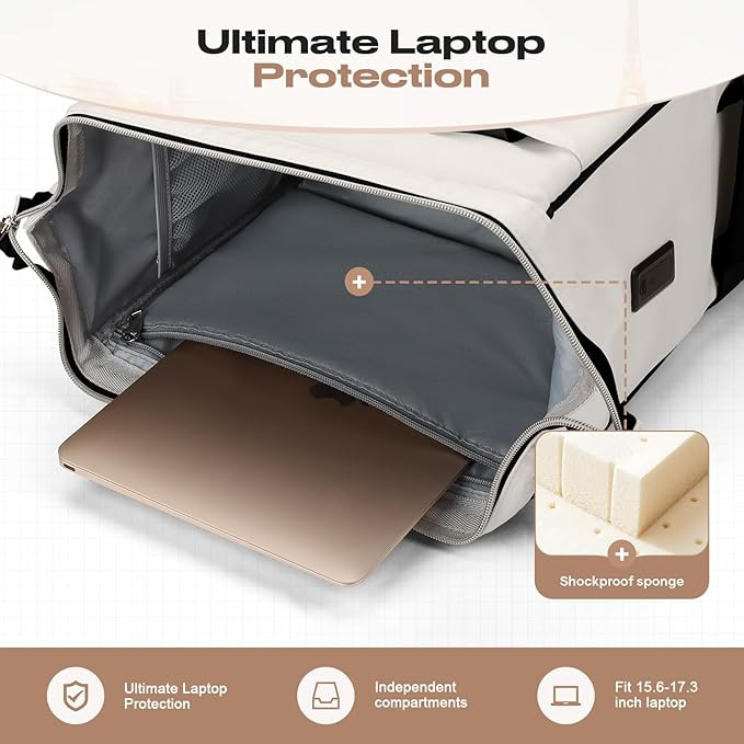 Maelstrom Travel Backpack for Women Men,Laptop Backpack Fits 15.6-17.3 Inch Laptop, Nurse/Work Ba... | Amazon (US)