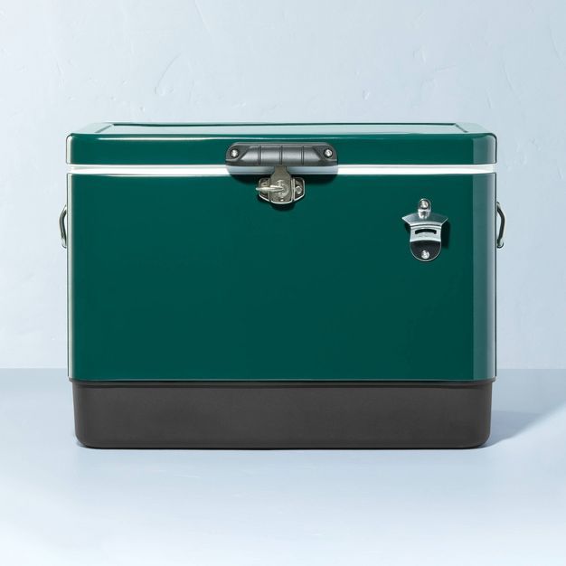 Portable 54qt Cooler Dark Green/Black - Hearth & Hand™ with Magnolia | Target