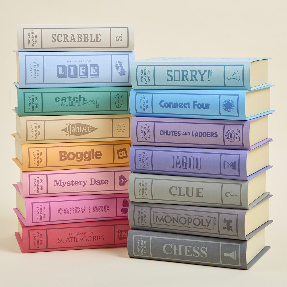 Vintage Bookshelf Board Game Collection - Set of 15 | Pottery Barn Teen